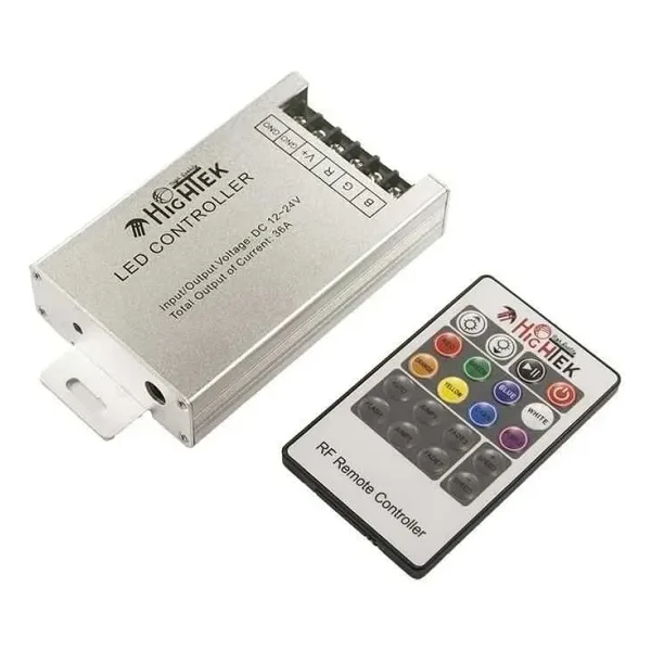Kumandalı RGB Şerit Led Kontrol Devresi 36A