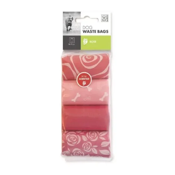 M-PETS DIŞKI TOPLAMA POŞETİ GÜL KOKULU 8X15PCS