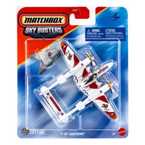 Matchbox Sky Busters P-38 Lightning JDJ05-JCN02