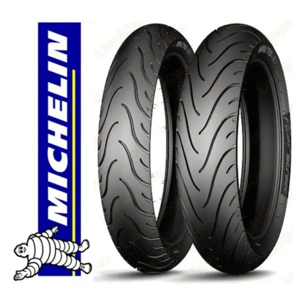 Michelin MİÇHELİN 100/80-17 52s Ve 130/70-17 62s Pilot Street Ön Arka Motosiklet Lastiği 2025 Üretim
