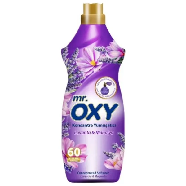 Mr. Oxy Lavanta Ve Manolya Konsantre Yumuşatıcı 60 Yıkama 1.44 Lt