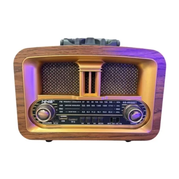 Nns NS6650BT Bluetooth Nostaljik Radyo