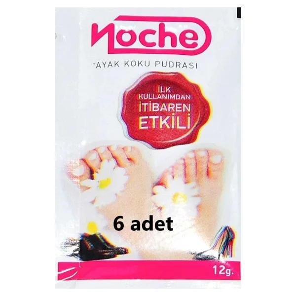 Noche Ayak Kokusu Tozu 12 Gr X6 Adet