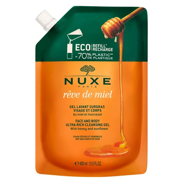 Nuxe Reve De Miel Ultra-Rich Refill 400 ml Vücut ve Yüz Temizleme Jeli