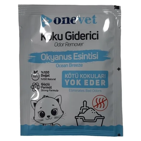 Onevet Okyanus Esintisi Kokulu 25 gr Kedi Kumu Koku Giderici