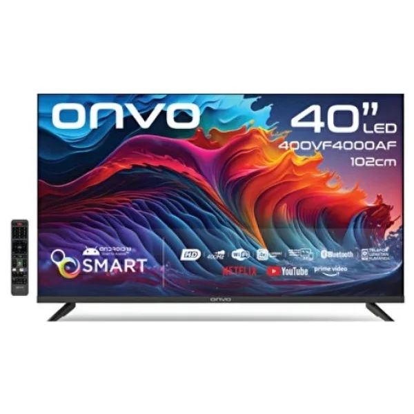 Onvo 40OVF4000AF Frameless Full HD 40" 102 Ekran Uydu Alıcılı Android Smart LED TV
