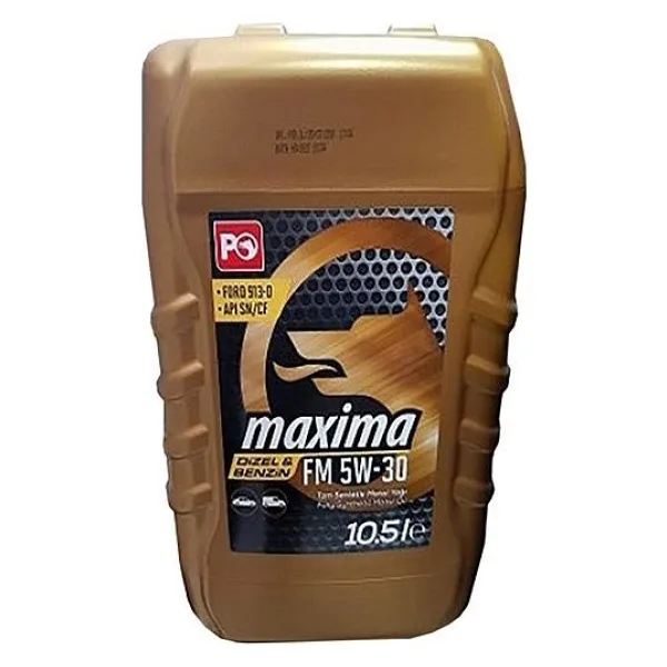 Petrol Ofisi Maxima FM 5W-30 10.5 lt Motor Yağı