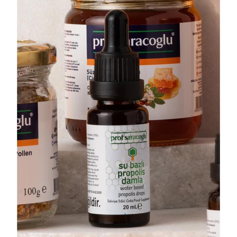 Prof Saracoğlu Su Bazlı Damla Propolis 20 ml