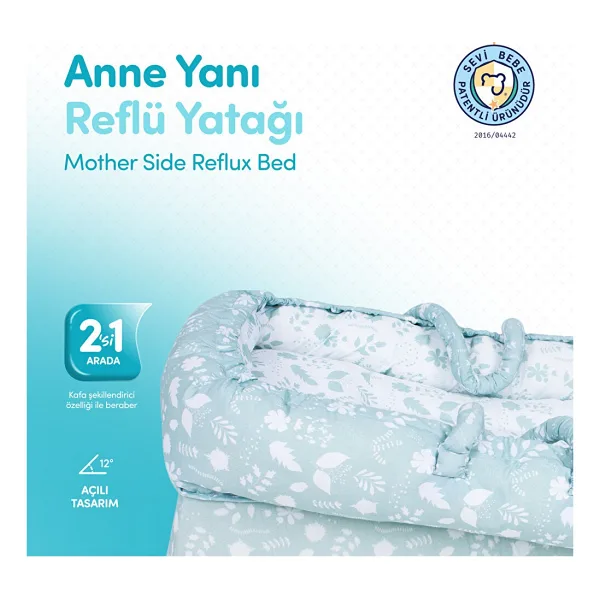 Sevi Bebe Art-273 Anne Yanı Bebek Reflü Yatağı
