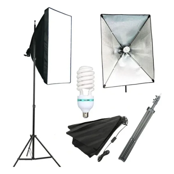 Soligor Youtube Softbox Sabit Işık 50x70cm Lambalı