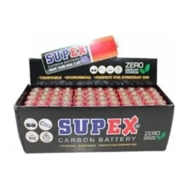 Supex R03 AAA 60'lı İnce Kalem Pil