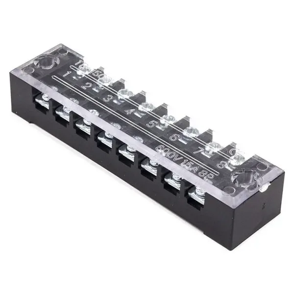 TB-1508 8P Çift Sıra Terminal Blok - 600V 15A