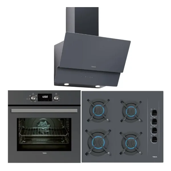 Teka Chef 4 Gri Ankastre Set ( HAK 625 ST BörekŞefim - GBC 64002 KBC ST (E4)-ATV 60 PRO ST)