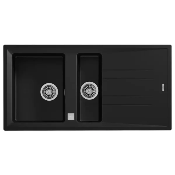 Teka Stone 60 B-TG Tezgah Üstü 1.5 Gözlü Karbon Granit Eviye