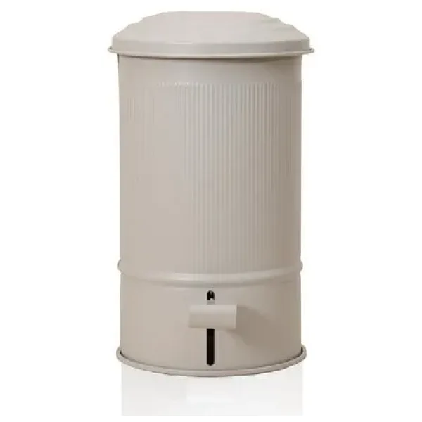 The Mia Stripe Bej 5 lt Banyo Çöp Kovası
