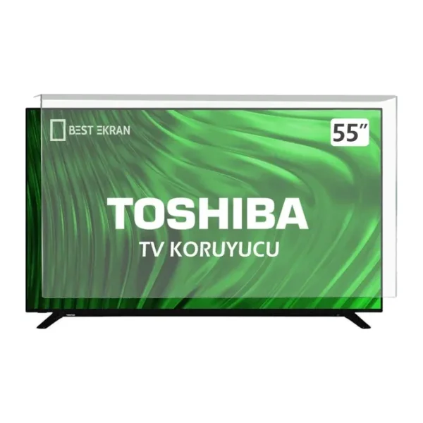 Toshiba 55QA2363DT Tv Ekran Koruyucu - Toshiba 55" inç 139 cm QLED Ekran Koruyucu
