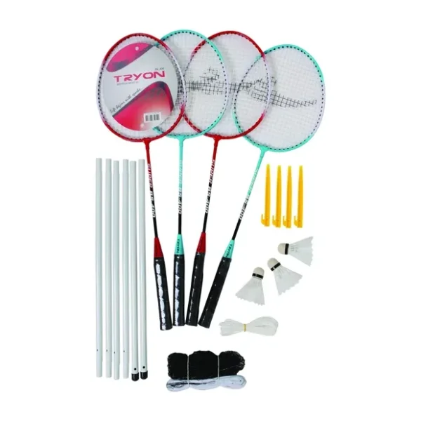 Tryon Badminton Raket Set Ağ Dahil