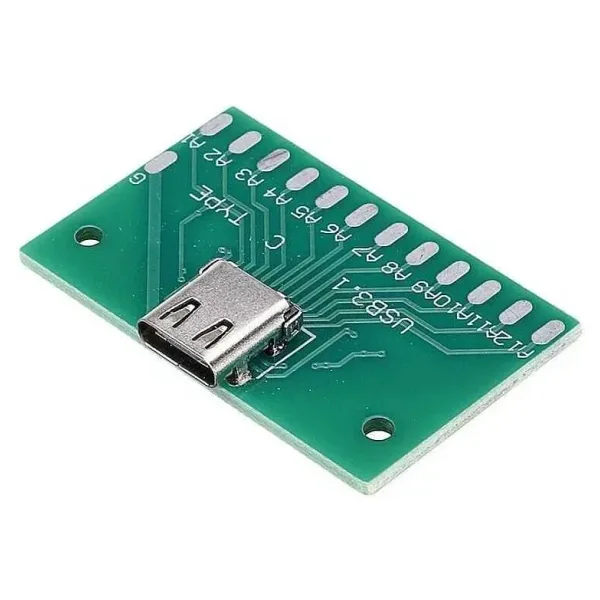 Type-C Usb 3.1 Dişi Adaptör Konnektör 24 Pin