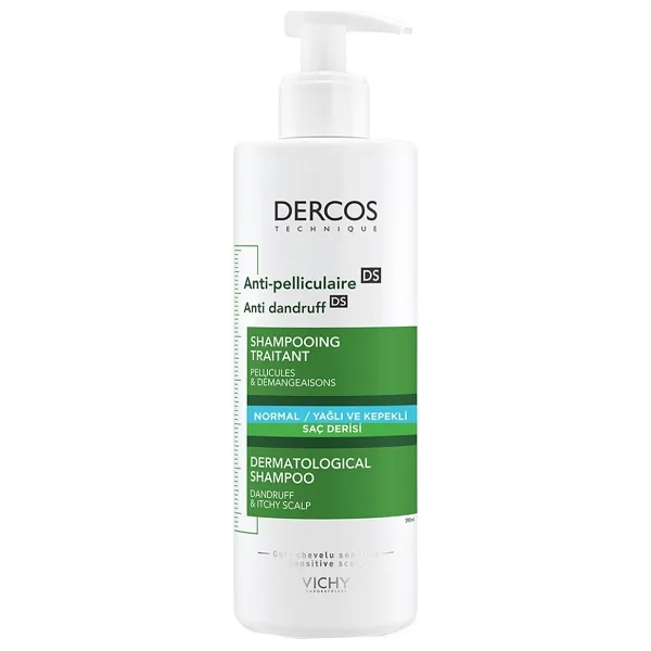 Vichy Dercos Anti-Dandruff Normal ve Yağlı Saçlar için 390 ml Kepek Şampuanı