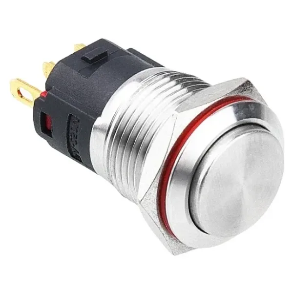 WD16A-G1Z 16mm Çıkık Anahtarlı Metal Buton
