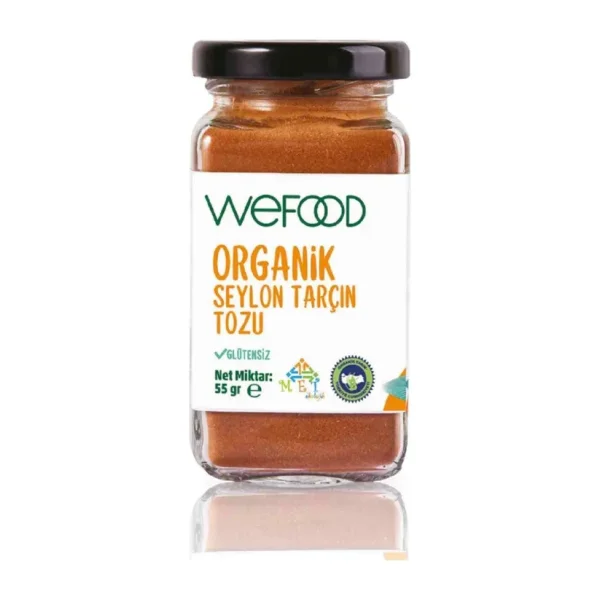 Wefood Organik Seylon Tarçın Tozu 55 gr