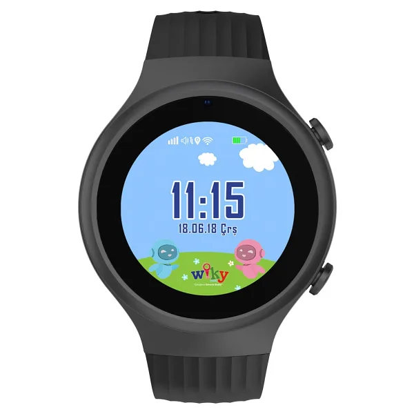 Wiky Watch 5S Siyah Akıllı Çocuk Saati