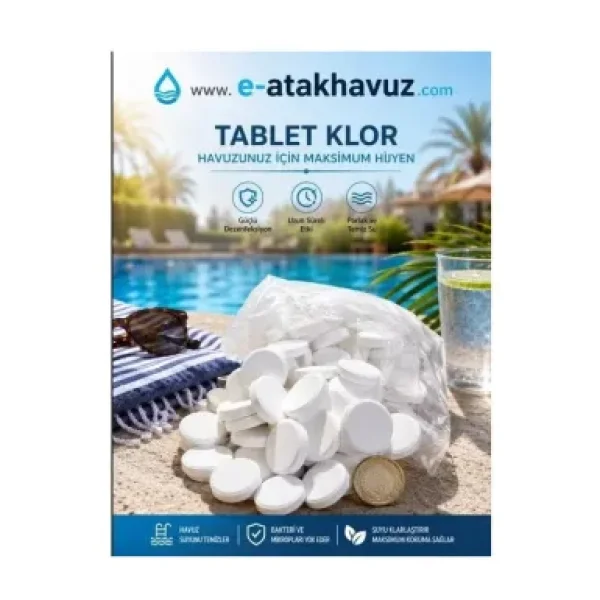 Wtr Mini Tablet Klor 56'lık 5 Gr x 100:500 Gr - Paket