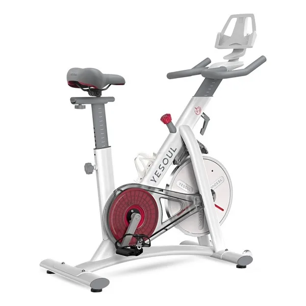 Yesoul S3 Smart Spin Bike Beyaz Renkli Kondisyon Bisikleti Manuel Ayarlanabilir Direnç ve 120 kg Taşıma Kapasitesi