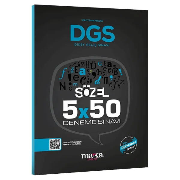 2025 DGS Sözel 5x50 Deneme Sınavı Tamamı PDF Çözümlü Açıklanan Yeni Müfredat