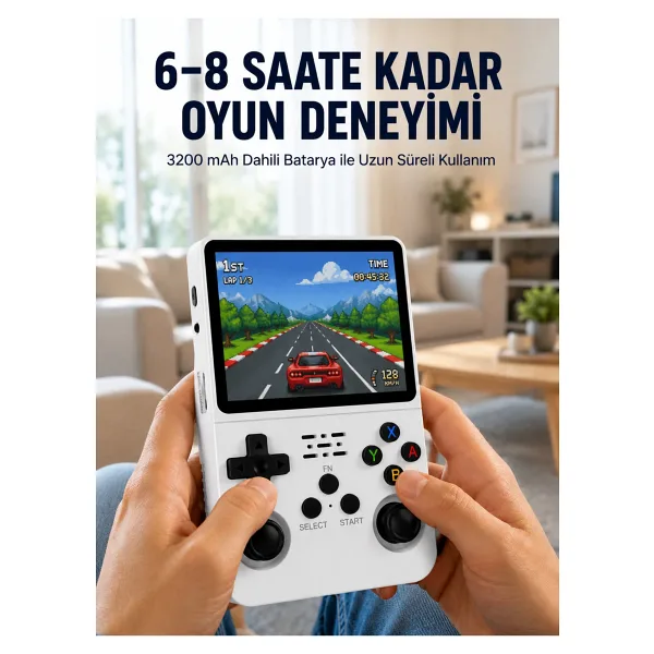 64 Gb Retro Oyun Konsolu - Çoklu Emülatör Desteği, Linux Tabanlı Açık Sistem Yeni Nesil