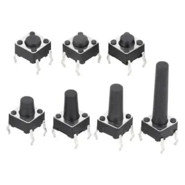 6x6x10mm 4 Pinli Push Buton - Tact Switch