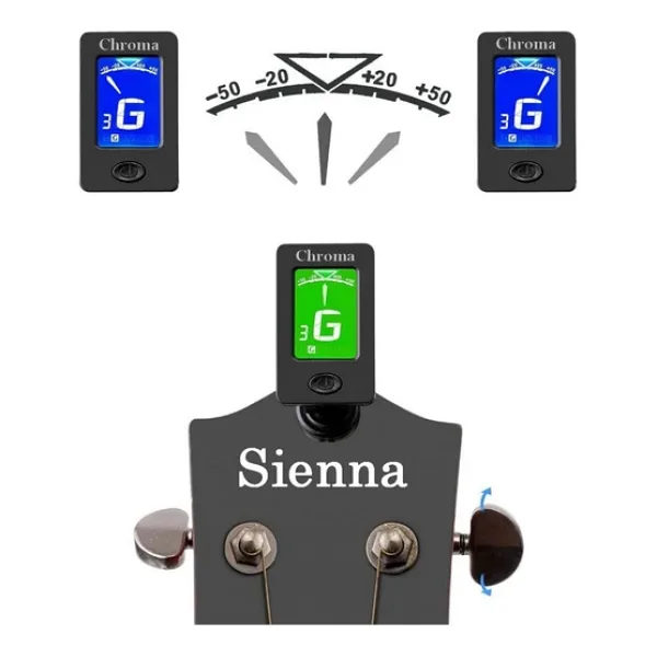Akort Cihazı Akort Aleti Tuner Saz Gitar Keman Ukulele Akort Aleti