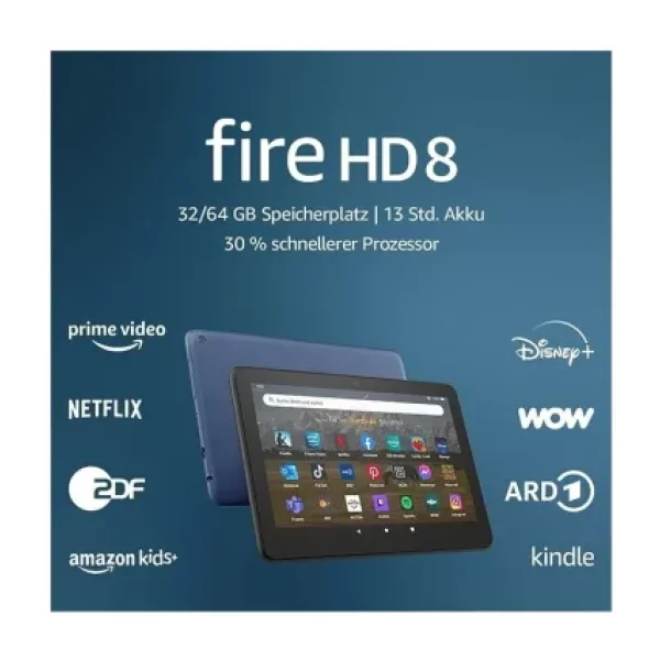 Amazon Fire Hd 8 64 Gb Tablet Mavi