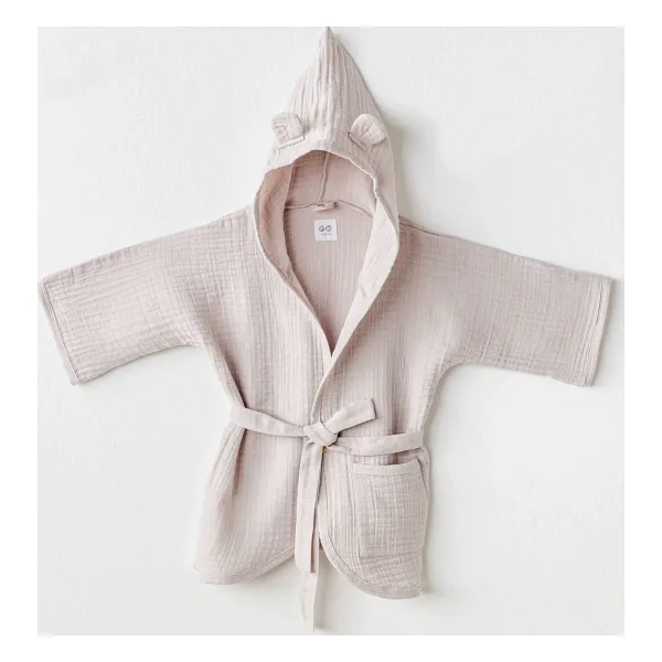 AndyWawa Muslin Home AC25882 Bej Bebek Bornoz