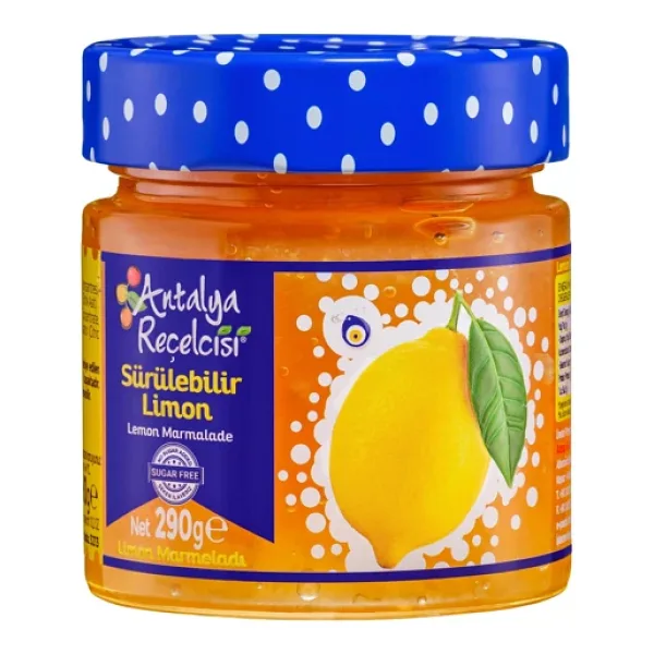 Antalya Reçelcisi Sürülebilir Limon Marmeladı 290 gr