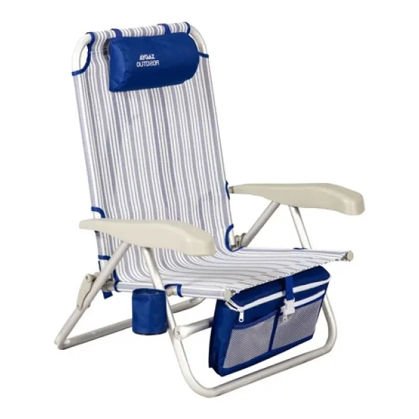 Aygaz Outdoor 5 Kademeli Katlanır Plaj Sandalyesi