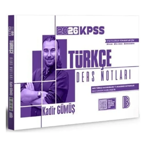 Benim Hocam Yayınları 2026 Kpss Türkçe Ders Notları