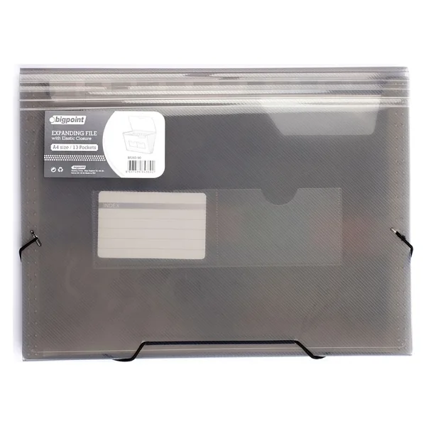 Bigpoint Bp260-90 Koruklu Dosya A4 13 Ceplı Lastıklı Dumanlı