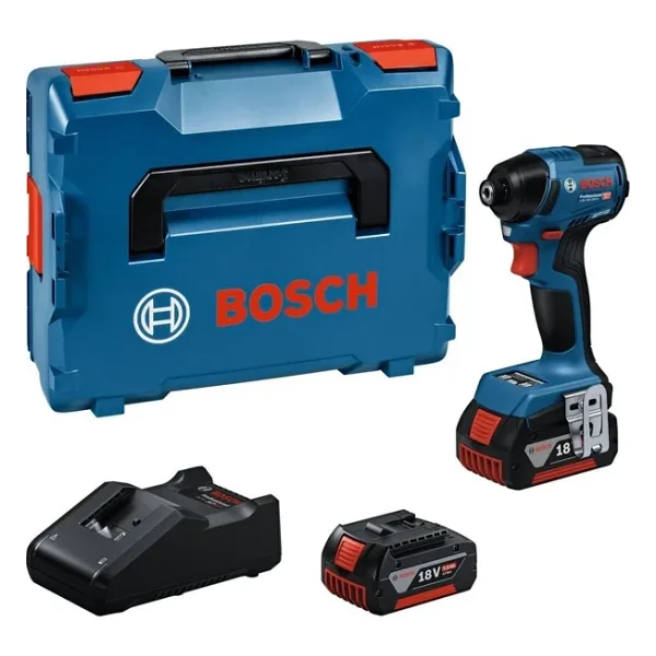 Bosch GDR 18V-220 C Çift Akülü 5 Ah Darbeli Somun Sıkma Makinesi