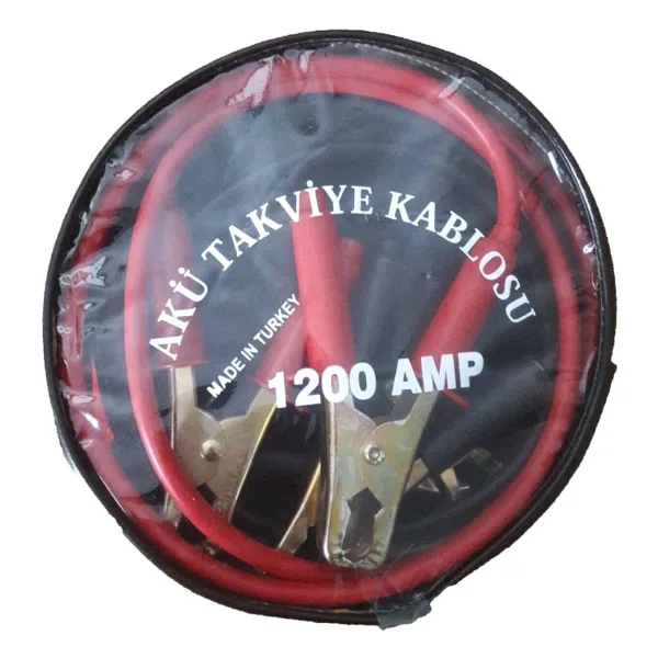 Çantalı Akü Takviye Kablosu 1200 Amper 2 Metre