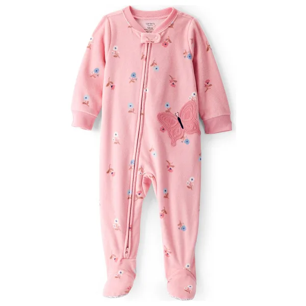 Carter's Kız Bebek Pembe Polar Tulum - 18 Ay