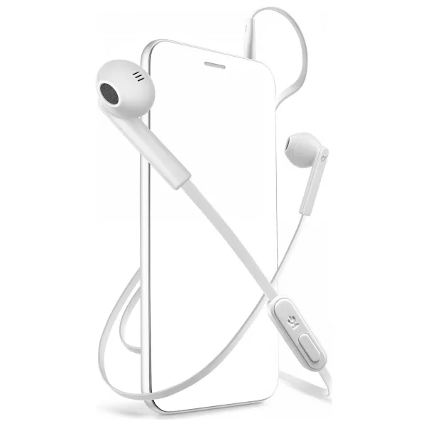 Cellularline Mantis Beyaz Mikrofonlu Kulak İçi Kulaklık