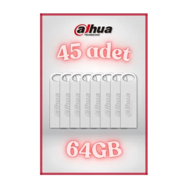 Dahua 45 Adet 64GB Metal USB Flash Bellek U106