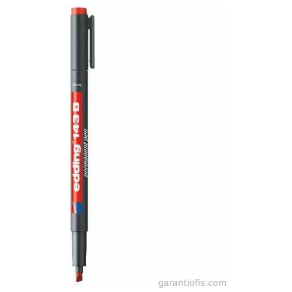 Edding 143B 3 mm Kesik Uç Kırmızı Asetat Kalemi