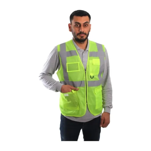 Eserıs Mühendis Tipi Ikaz Yeleği Sarı - XL
