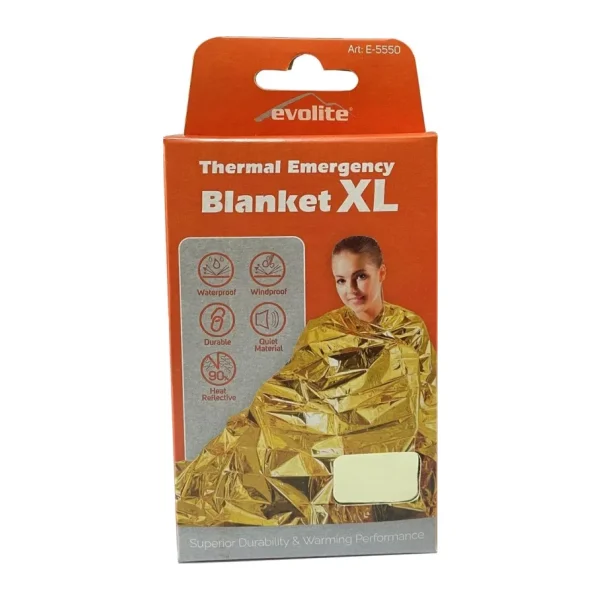 Evolite Acil Durum Termal Battaniye XL 160x210 cm