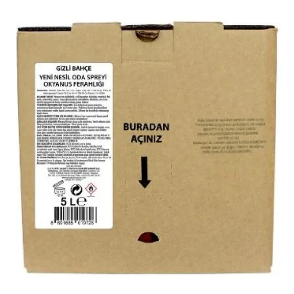 Eyüp Sabri Tuncer Gizli Bahçe Okyanus Ferahlığı 5 Litre Bag in box