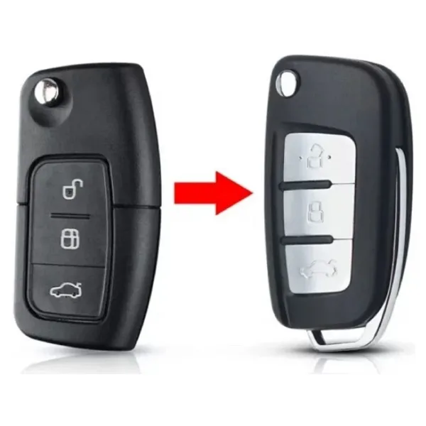 GMA KEYS Lüx Ford Focus mondeo fiesta c Max Çevirici Sustalı Kumanda Kabı 1.ci Kalite Üründür