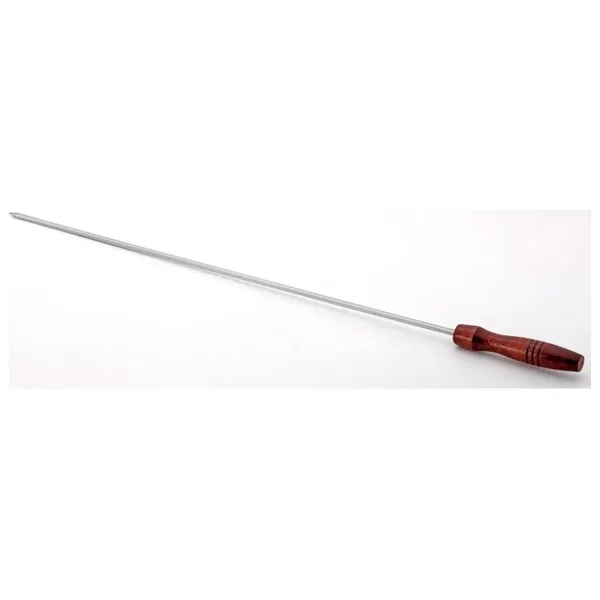 Gönen Çelik Paslanmaz Şiş 1 Adet 3 Mm Kare 60 Cm Boy Ahşap Saplı