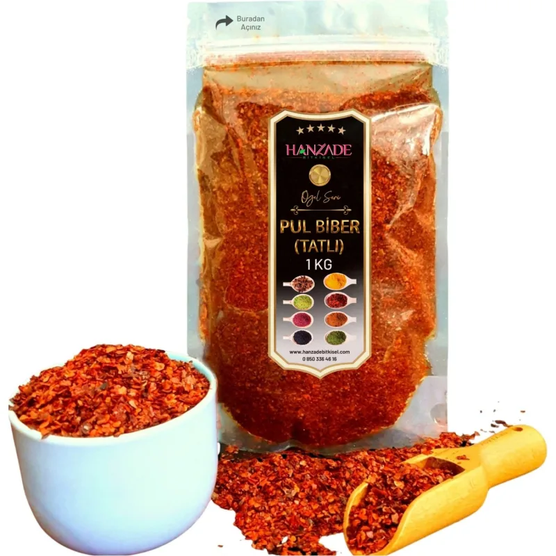Hanzade Tatlı Pul Biber 1 kg
